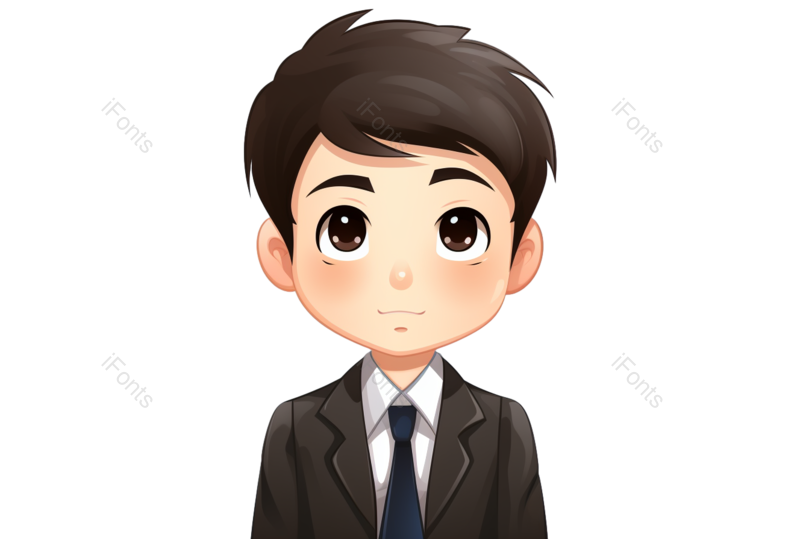 证书图片,对话框元素,人物PNG,七夕免抠素材